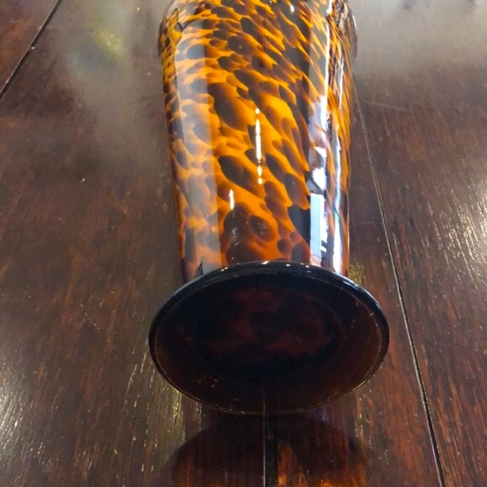 Animal Pattern Glass Vase - Picture 3 of 5